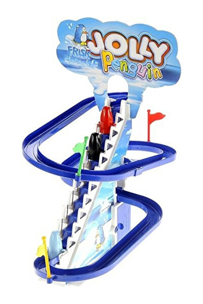 Ailenizin Oyuncakçısı Oyuncak Penguen Kaydıraklı Işıklı Sesli Dön Dolaş Kaydıraklı Merdivenli Penguen Pilli Eğlenceli