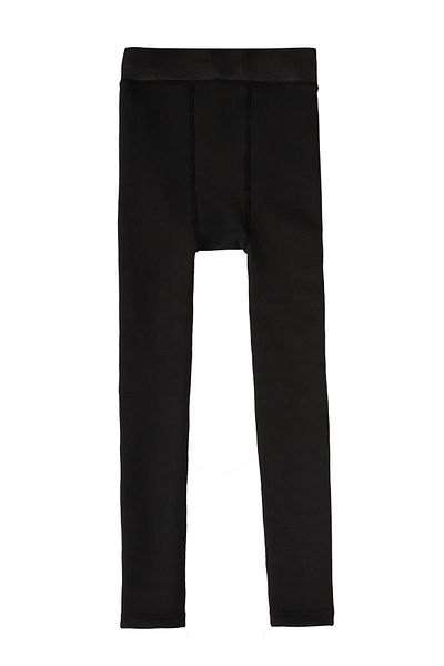 Katia&Bony Schwarze Damenstrumpfhose – Thermo-, Fleece-Raster und Hautfarbe im Inneren