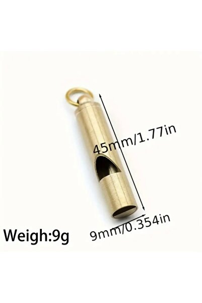 PİRAMİGO Vintage Pirinç Antrenör Düdüğü Anahtarlık , Hakemler & Hayatta Kalma...