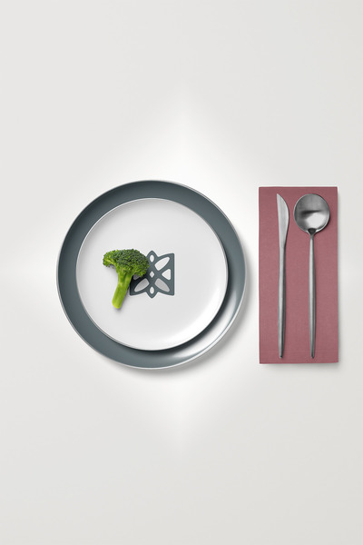 MARİTSA Pachet de 6 șervețele de servire cu textura de catifea Dusty Rose - f...