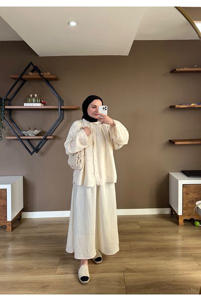 Trend Marfa Muslin Skirt Shirt Set