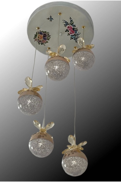 Serçeden Serçe'den Oturma Odası 5 Li Led Avize