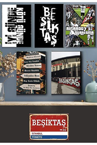 fabriflow exclusive 1adet 20x30cm 5adet 15x21 Cm Kartal1 Tablo Seti Altılı Set