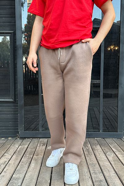 OXVİN Puff Baggy Sweatpants 3 STRANDS Puff Soft (Fleece Inside - Original Fit)