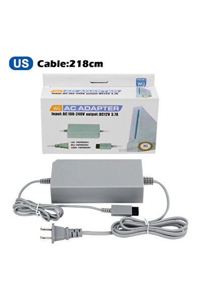 Choice US PLUG NEW For Nintend Wii Game Console AC Adapter 100-240V 12V 3.7A Home Wall Power Supply AC Char