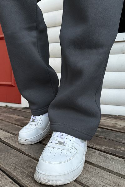 OXVİN Oversize Puff Baggy Sweatpants - 3 κλωστές, μαλακό και φλις (αρχική εφαρμογή)