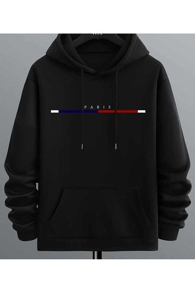 KOZİA OUTDOORS Hooded Printed Oversize Unisex Sweatshirt