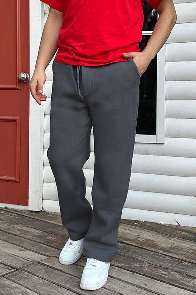 OXVİN Oversize Puff Baggy Sweatpants - 3 κλωστές, μαλακό και φλις (αρχική εφαρμογή)