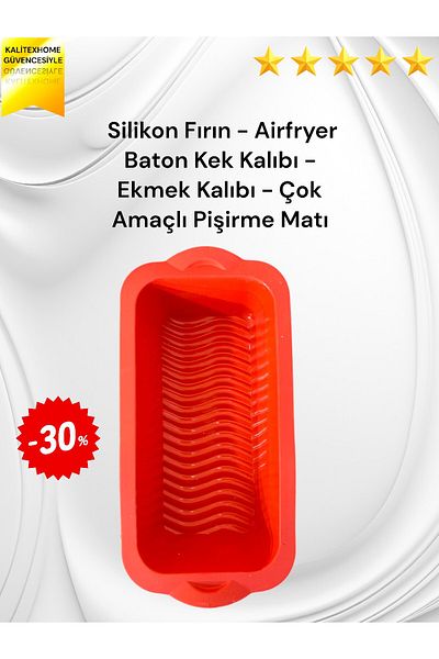 kalitexhome Double Chamber Xxl Air Freezer Compatible Silicone Cooking Mold 2 Pieces 100% Silicone