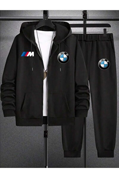 BUY CENTER Gyb - Unisex Oversize Bmw Back Printed Jacket & Sweatpants Set