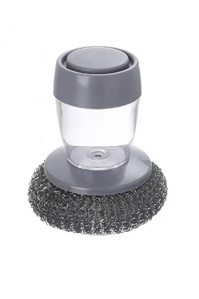 Online Kapında Sıvı Deterjan Hazneli Telli Bulaşık Fırçası Mutfak Banyo Lavab...