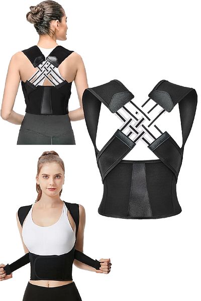 HASBY Unisex Medical Corset - Adjustable with Upright Posture, Posture Corrector, Anti-Hunchback and Column