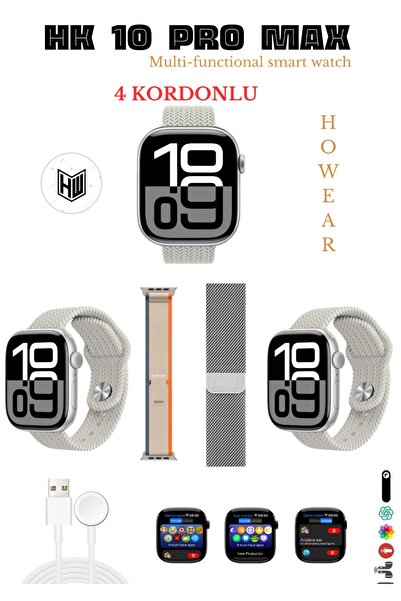 howear Watch 10 Series HK 10 Pro Max Akıllı Saat Wearfit GPT 2.0