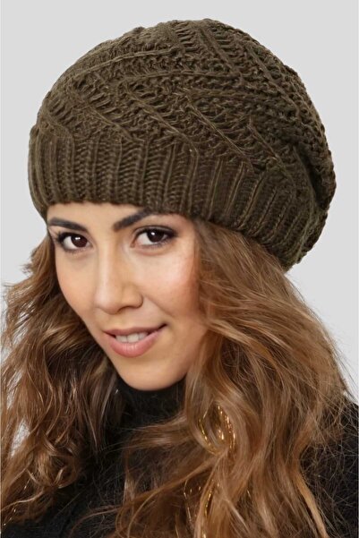Trenderrs Жіноча м'яка трикотажна шапка з підкладкою