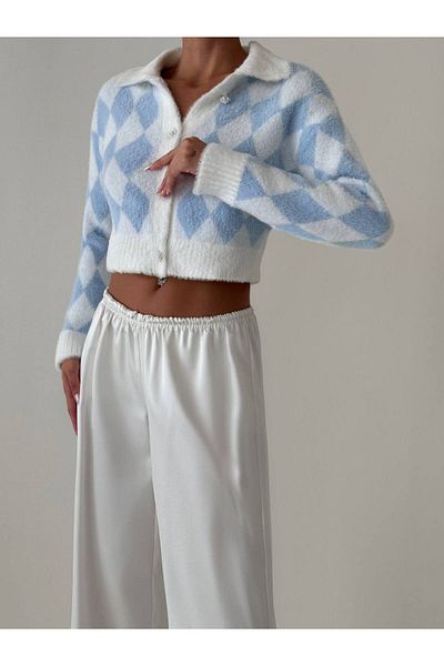 AFA Cardigan din tricotaje cu model moale premium - Cardigan din frânghie cu barbă hijab