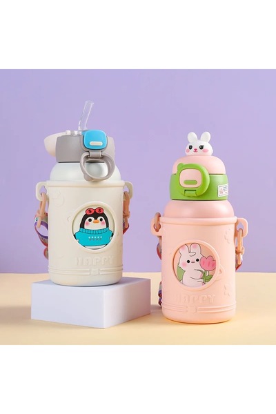 CNSZ 500ml Cute Stainless Steel Thermal Water Bottle - Thermos Feature