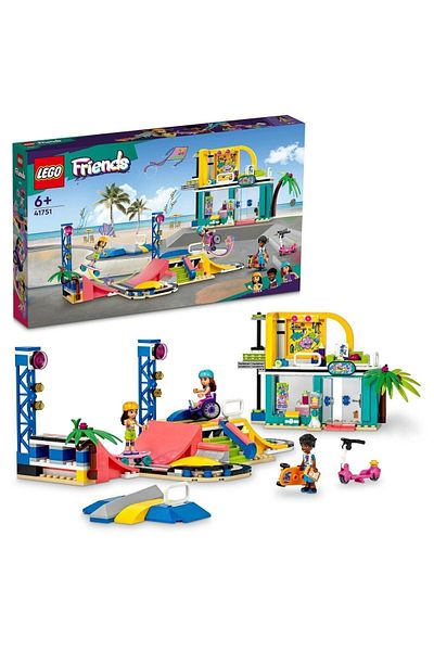 LEGO ® Friends Skateboard Park 41751 - Toy Construction Set for Children Age 6 and Above (431 Pieces)
