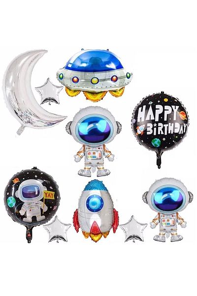 DÜVENCİ TİCARET Çıtıpitıstore Space Themed Balloon Set