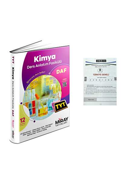 Bes Yayınları Miray Yayınları TYT Kimya Ders Anlatım Fasikülleri + Türkiye Ge...