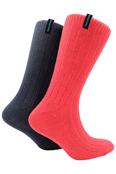 Bambuleyyo Çorap Erkek Kalın Şık Bot Çorabı - Yünlü - 2'li Paket (BEDEN 41-46...