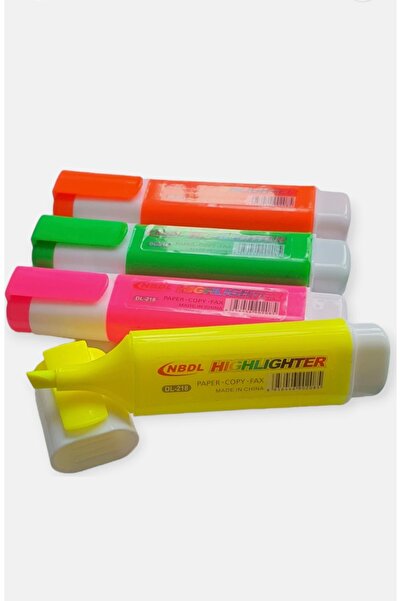 Polin N21B 4 Renk Fosforlu Kalem Seti