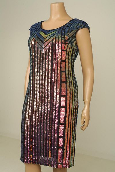By Saygı Maneca de unghii cu model broderie paiete dama B.B. Rochie