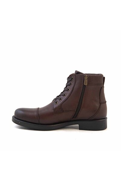 KEMAL TANCA Kauçuk Taban Bağcıklı Hakiki Deri Erkek Bot 9898