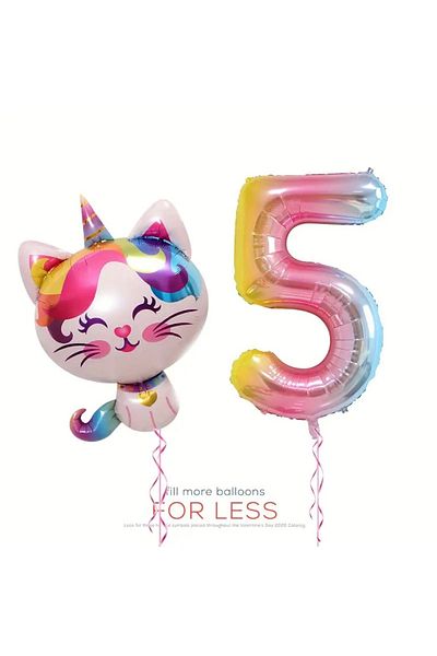 CANSIN Unicorn 5 Years Old Numbers