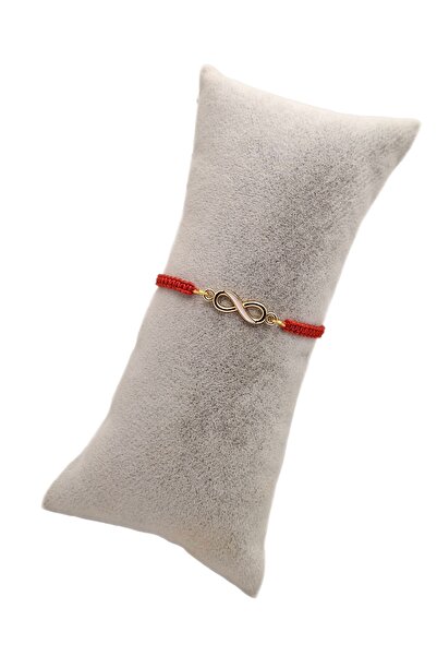 Han Ticarethane سوار محبوك باللون الأبيض مع علامة إنفينيتي