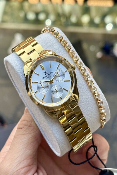 Daniel Klein Çelik Kordon Kadın Kol Saati 3ATMResistant 2 Yıl Garantili+Bileklik Hediyeli