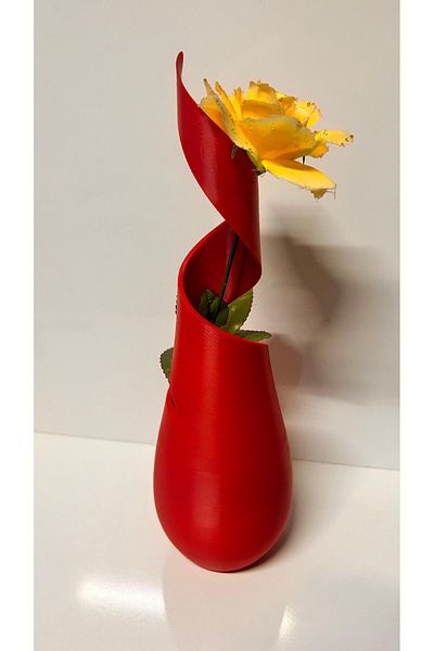 ABAKSESUAR Groid Spiral Vase with Stylish Design