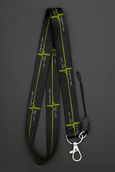 Apptakı Sarı Kalp Atışı Ekg Boyun Askı İpi Telefon Askısı Yaka Kartı Aksesuar...