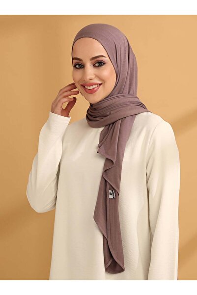 TUVA Turban practic din jerseu - liliac -