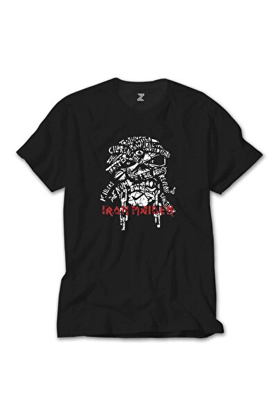 Generic Brand Iron Maiden Long Sleeve Oversize Black T-Shirt