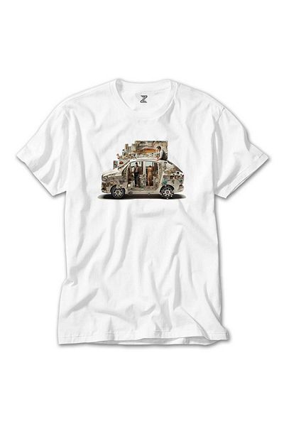 CrowsGate Self Driving Car White T-Shirt