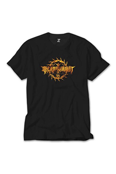 Liyada Tricou negru cu logo Necrophagist