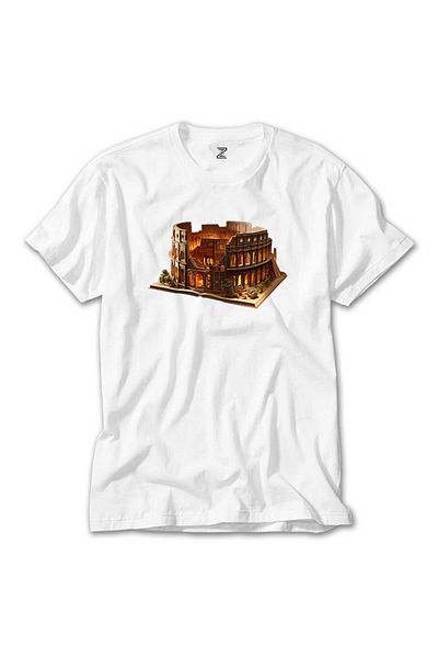 CrowsGate Roman view Book White T-Shirt
