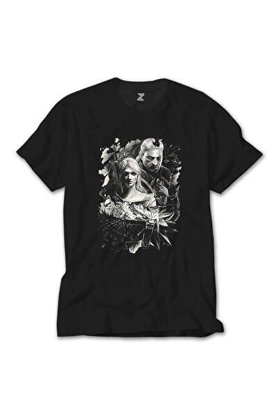 Liyada Tricou negru The Witcher Ciri