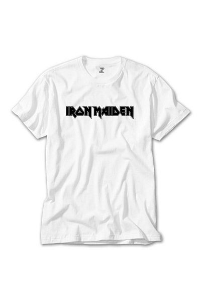 CrowsGate Iron Maiden Logo White T-Shirt