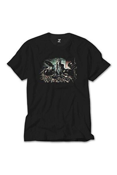 Lunas Glow Tricou Slipknot Joey Jordison Drum negru