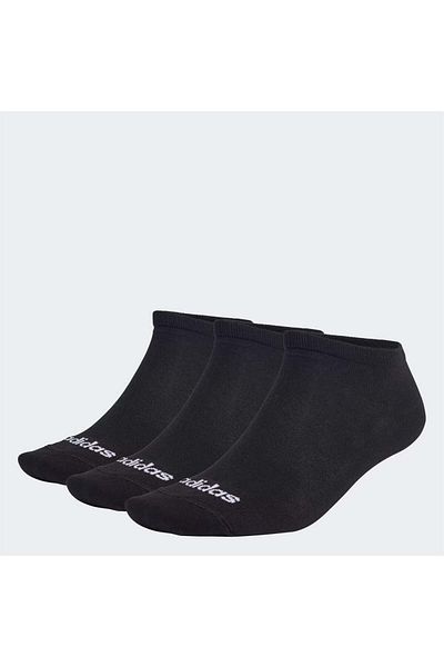 adidas Schwarze T-Line Low 3p Socken – IC1299