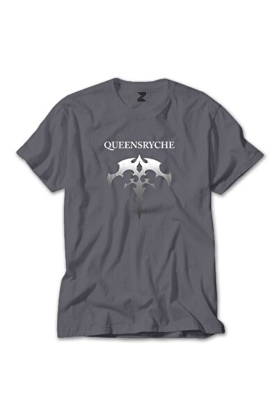 WAKHA تي شيرت Queensryche بليد ملون رمادي اللون مقاس 5XL
