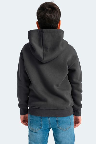 Slazenger Детски унисекс суитшърт LEKAN, тъмносив