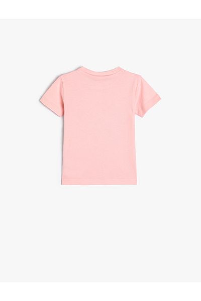 Koton T-Shirt Floral Printed Short Sleeve Crew Neck Cotton