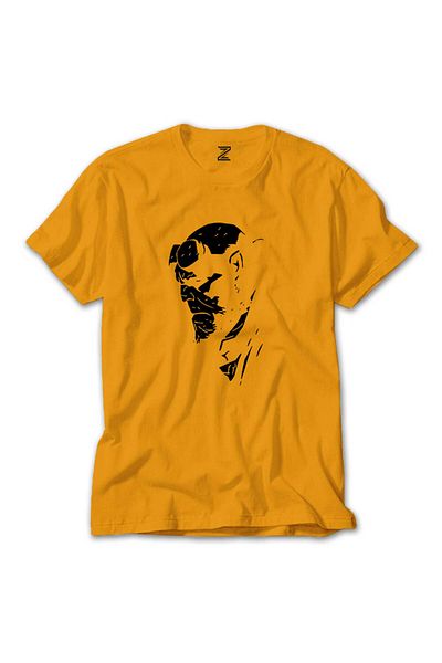 Z zepplin Κίτρινο T-shirt HellBoy Face