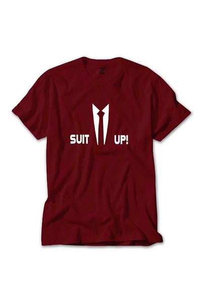 Z zepplin How I Met Your Mother Suit Up Red T-shirt