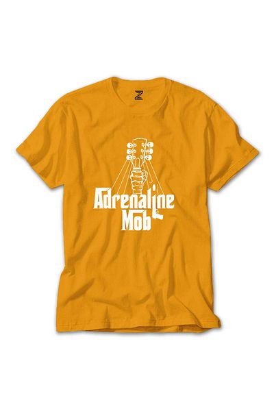 Z zepplin Κίτρινο T-shirt Adrenaline Mob Guitar