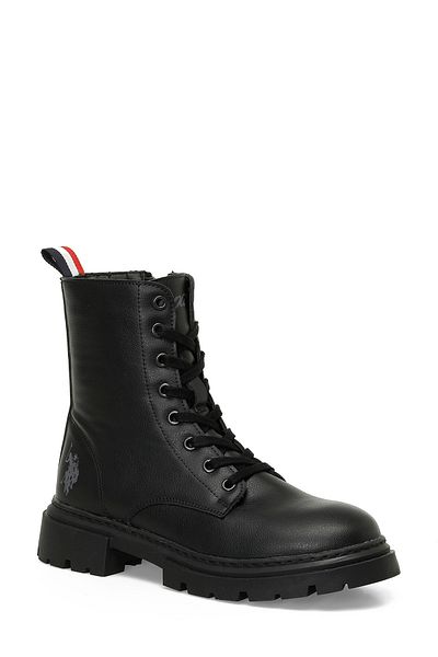 U.S. Polo Assn. HALLES 4PR Μαύρα Γυναικεία Μποτάκια