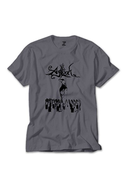 WAKHA تي شيرت Agalloch Crown ملون رمادي اللون مقاس XS