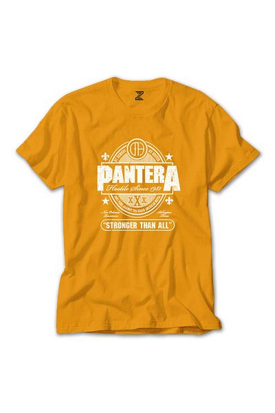 Z zepplin Κίτρινο T-shirt Pantera Hostile